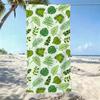 Свежий Т-Тропический Лист Монстеры Полотенце Качество Пятизвездочного Отеля Экологически Чистые Ультра Мягкие Плотные Полотенца и Пляжные Полотенца