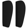 Headboard with Ears Black 83 x 23 x 78 88 cm Fabric