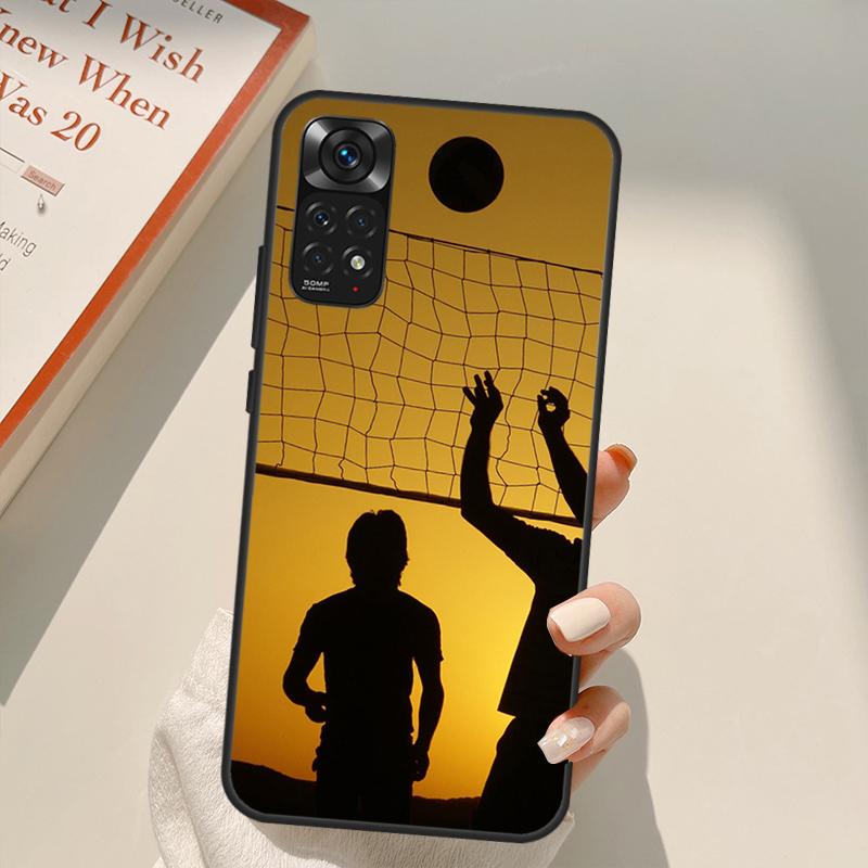 Волейбольный спорт для Redmi 10A 10C 9A 9C 9T K40 K50, чехол для игрового телефона Redmi Note 11S 10S 9S 9 10 11 Pro