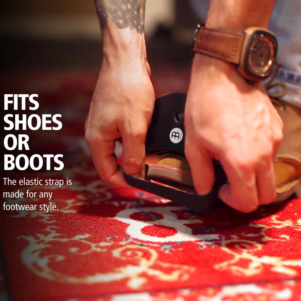 MEINL Перкуссионный ножной тамбурин черный FJS2S-BK []