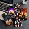 Чехол для Xiaomi Poco C75 C65 C85 X7 X6 M8 F7 F8 Ultra F6 Pro Чехол для телефона Мягкий чехол с маленьким призраком Тыква на Хэллоуин Цветок