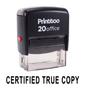Printtoo Custom Stamp CERTIFIED TRUE COPY Self Inking Rubber Stamp Office