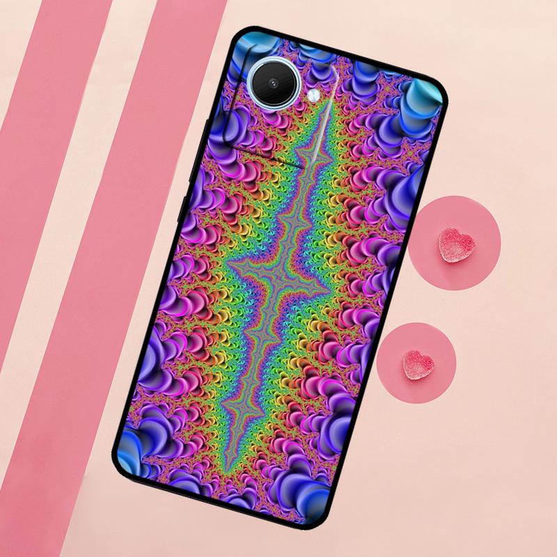 Винтажный Чехол-Украшение Для Realme C67 C75 C63 C61 C71 C55 C51 C65 C53 10 11 12 13 14 15 Pro Plus GT6 GT7 Pro
