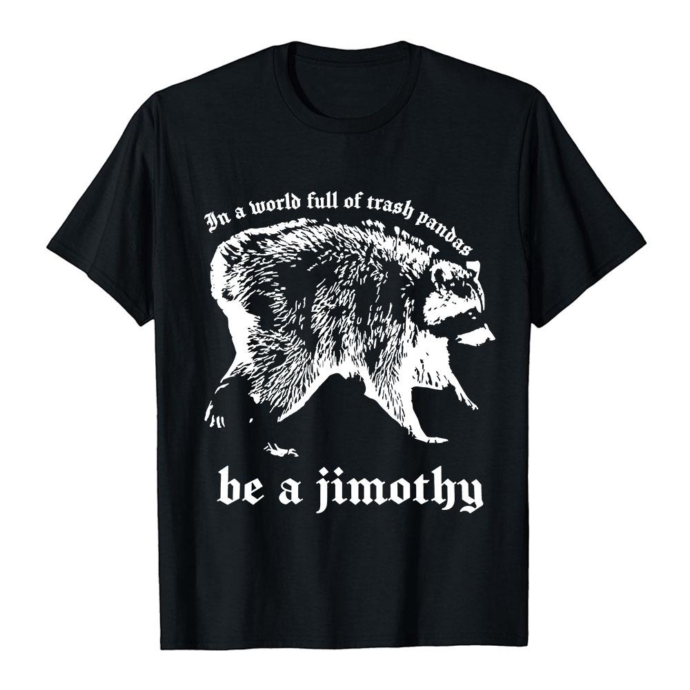 Jimothy The Racoon Graphic Tshirt Funny Seattle Washington Meme Tees Comfort Colors Unisex Weirdcore T-shirt Cotton Summer Tops