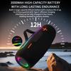 PRO9 БУМБОКС Bluetooth-колонка портативная RGB разноцветная подсветка водонепроницаемая беспроводной сабвуфер 360 стерео объемный звук TWS FM бумбокс