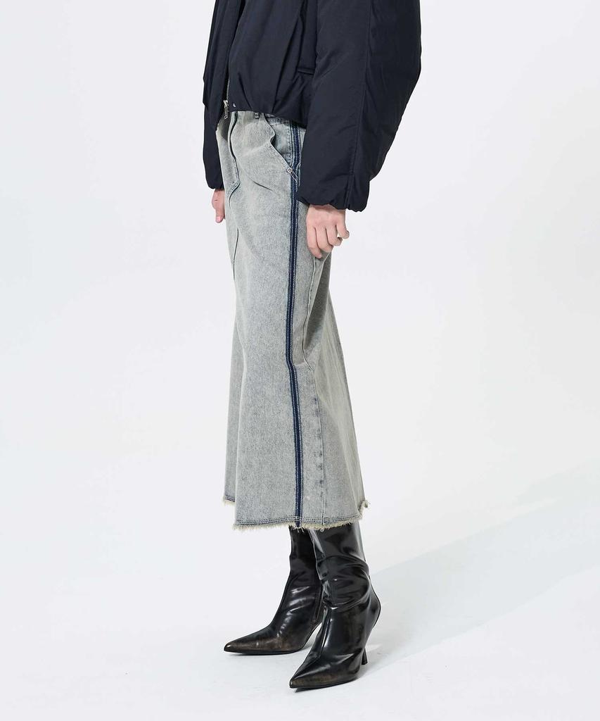 Yusentig Double Waist Denim Skirt Aj4As66222