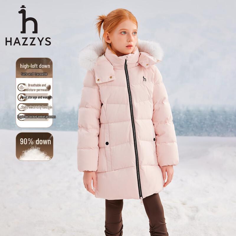 Зимняя длинная стеганая куртка HAZZYS для девочек
