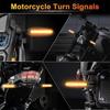 Супер яркие 4 шт. светодиодные указатели поворота для мотоцикла, 12 В, для мотоцикла, скутера, квадроцикла, внедорожника, янтарно-желтого цвета