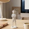 Декор для домашнего офиса Забавная 3D-печатная настольная фигурка, Новинка Фигурка с головой курицы Современный декор стола, Коллекционный настольный орнамент для полки