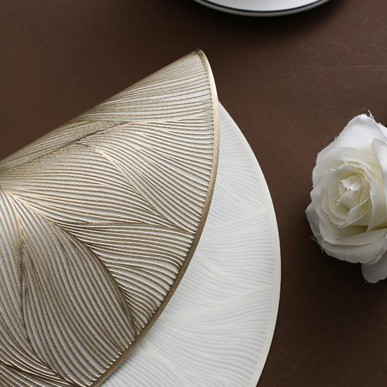 Подставки для столовых приборов Коврики для круглых столов ПВХ Водонепроницаемая подушечка для чайника Цветочная текстура Коврики для столовой Жаростойкие подставки Износостойкие кухонные принадлежности для использования в помещении