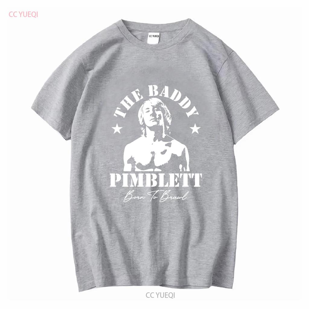 Футболка Paddy The Baddy Pimblett Born To Brawl Размеры S-5XL с длинным или коротким рукавом винтажная стираная топ для повседневной носки мужской