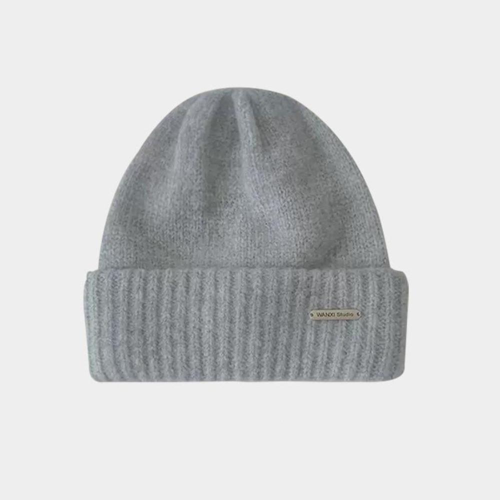2024 Elegant Knitted Hat Casual Keep Warm Pullover Hat Windproof Thickening Ear Protection Women Girls