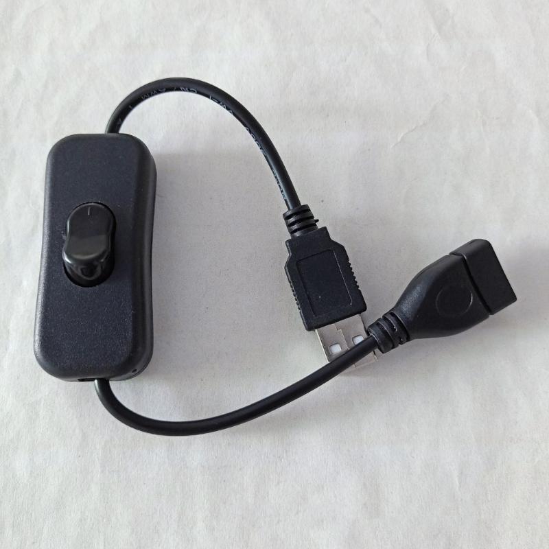 30 см USB-удлинитель с разъемом «папа-мама» USB-кабель с выключателем ВКЛ/ВЫКЛ для USB-лампы USB-вентилятор блок питания
