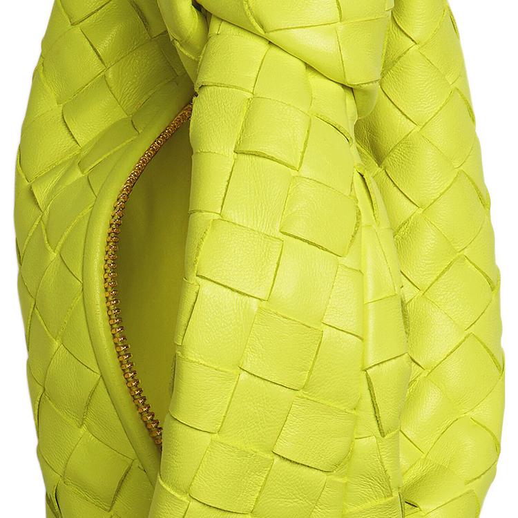 Bottega Veneta Мини-сумка Jodie Кислотный Киви/Золотой Женская С верхней ручкой Зеленый 651876-VCPP5-7302