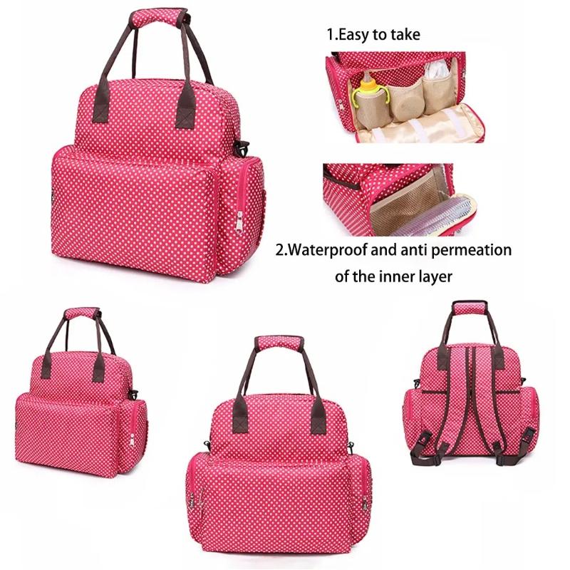 Сумки для детских подгузников для мам, сумка для коляски для девочек, рюкзак для мамочек и беременных, большая вместимость, дорожная сумка для кормления грудью