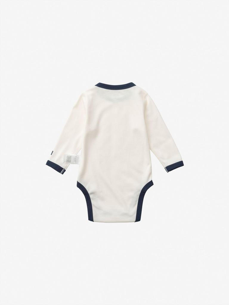 Helly Hansen B My First HH Long Sleeve Marine Rompers Set, Ivory, Size 80