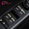 Color My Life Stainless Steel Car Windows Lift Knob Trim Window Lifter Buttons Stickers for Ford Focus 3 4 MK3 MK4 2012