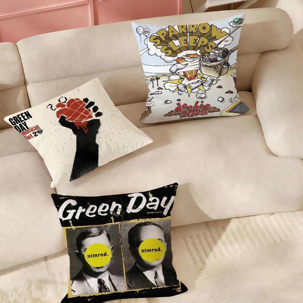 Band GGreen DDay Saviors Hot Album Pillow Case Suitable For Bedrooms Living Rooms Cars Home Decoration