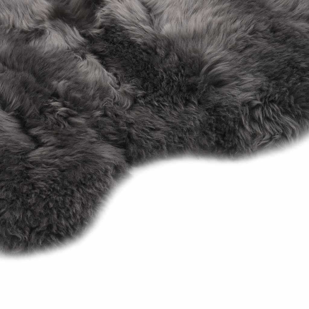 Ковер из овчины 60 x 90 см Светло-серый