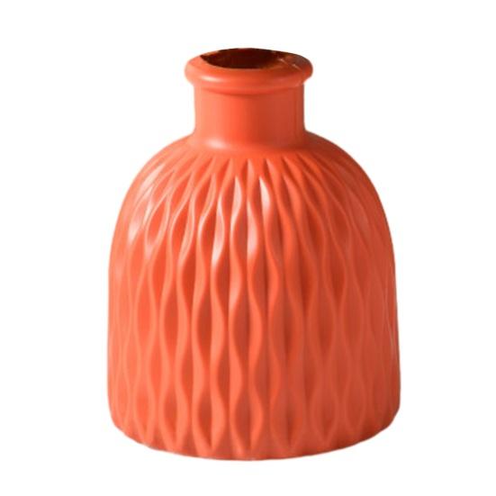 Ваза для цветов, небьющаяся, европейский стиль, однотонная, современная, круглая, открывающаяся, настольное украшение