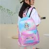 3Pcs/set  Printed Backpack with Lunch Bag Pencil Case Boy Girl Knapsack Teenage Student Large Capacity Colorful Bookbag