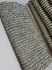 1 ярд Полосатая ПП трава Рафия Плетеная ткань ПП соломенная ткань Материал для DIY пляжной соломенной сумки Дизайнерская ткань для пэчворка