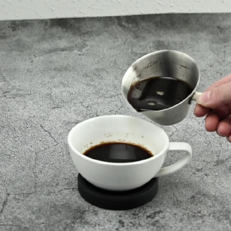 Baristas Grade Coffee Measurement Tool With Spout Stainless Steel Construction Liquid Measuring Cup
