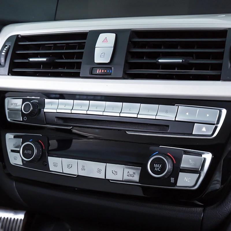 Центральная консоль кондиционер кнопки украшения блестки наклейки хром ABS 21 шт для BMW F30 F32 F34