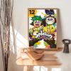 S-Splatoons Series Game DIY Sticky Poster Fancy Wall Sticker for Living Room Bar Decoration Wall Decor