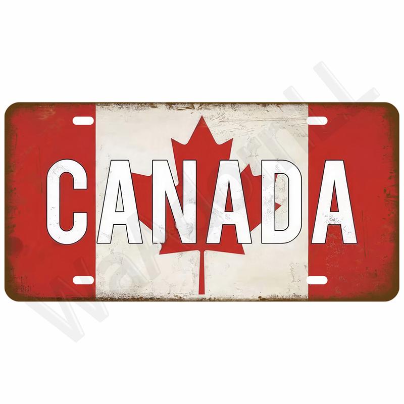 Retro Metal Sign Wall Art Mural Aesthetic Room Home Decor Items Poster Vintage Metal Plate Garage Decoration Tin Sign Plates Bar