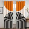 Abstract Geometric Design Art Modern Simplicity Free Shipping Thin 2 Panels Curtains for Living Room Bedroom Window Drape Decor