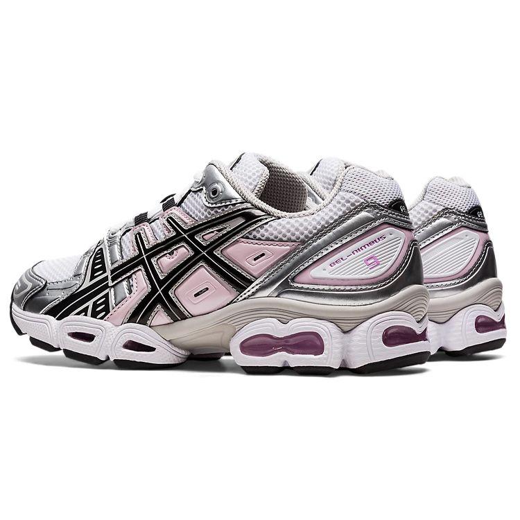 Asics Кроссовки Gel Nimbus 9 White Light Pink Женские черные 1202A278-103