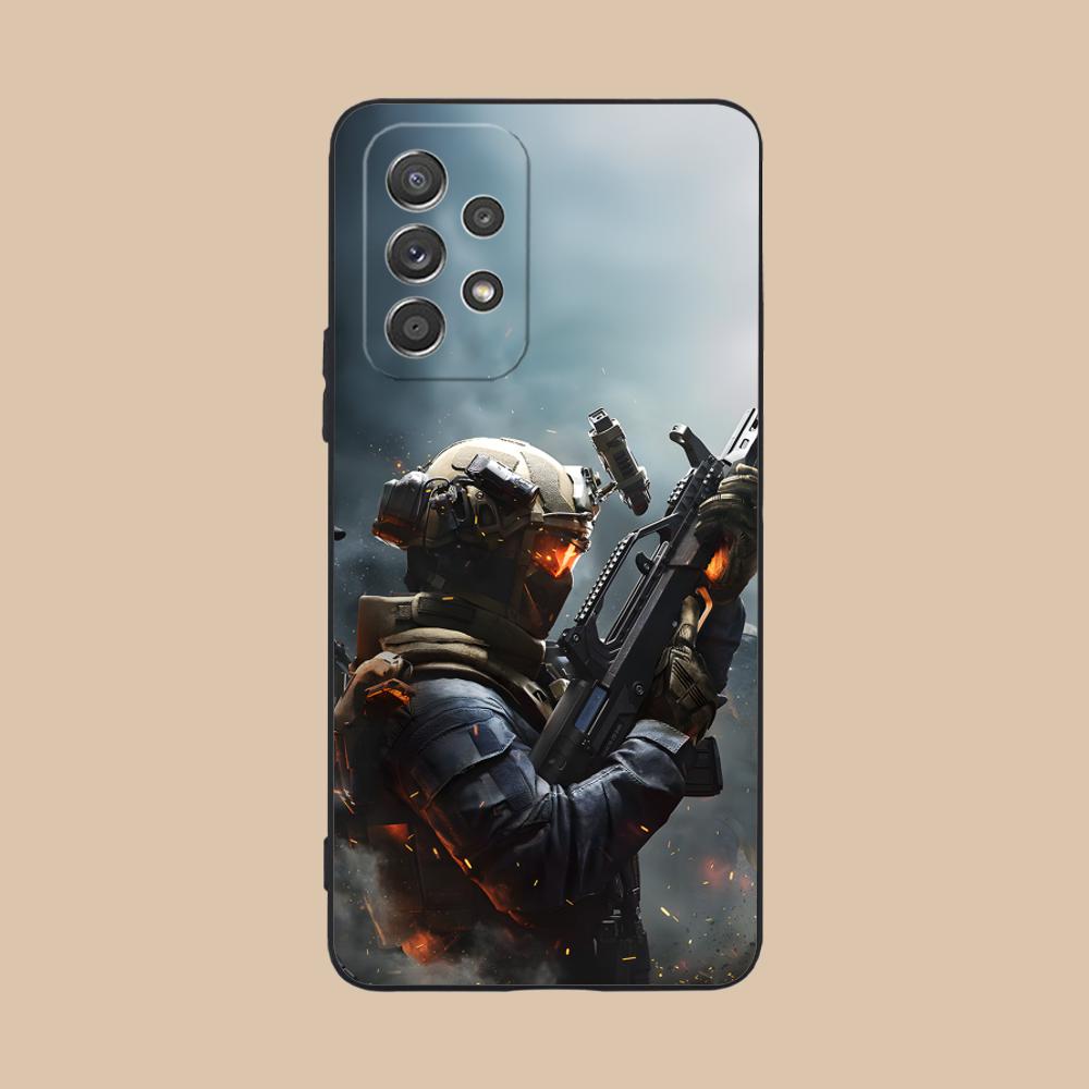 Игровой чехол Delta Force из матового ТПУ для мобильного телефона Samsung Galaxy M55 54 42 35 34 33 32 23 22 15 14 13 12 F55 5G Цветная крышка
