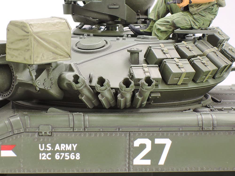 Tamiya Military Miniature Series Американский воздушно-десантный танк M551 Sheridan Пластиковая модель 35365 1/35 № 365 (война во Вьетнаме)