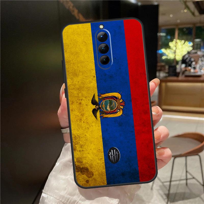 Ecuador Flag Case For ZTE Nubia Red Magic 8S 8 9 Pro Plus Red Magic 6 7 Pro 6S 7S Pro 5G 5S 6R Funda