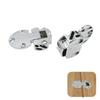 Set of 2 Folding Table Hinges, 90-Degree Fixed, Zinc Alloy, 10kg Weight Capacity, DIY Shelf, Door, Flap Hinges