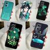 Genshin Impact Venti For OPPO Reno 11 F 10 Pro 4Z 5Z 8T 4 5 6 7 8 Lite OPPO Find X3 X6 Pro X2 Neo X5 Lite Case
