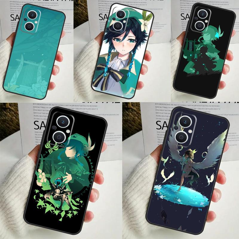 Genshin Impact Venti For OPPO Reno 11 F 10 Pro 4Z 5Z 8T 4 5 6 7 8 Lite OPPO Find X3 X6 Pro X2 Neo X5 Lite Case