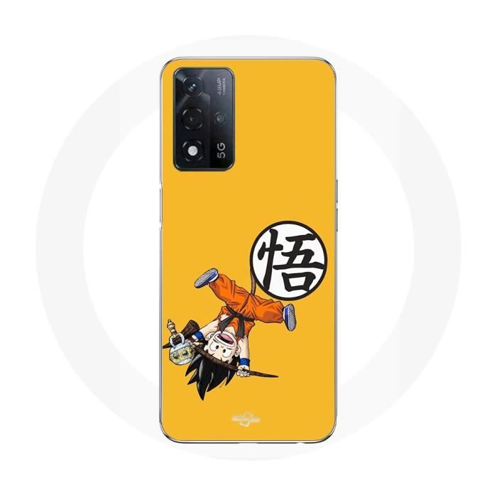 Coque - Maniacase - Oppo A93s 5G - Dragon Ball Sangoku - Souple - Noir