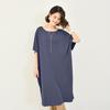 Women's Spring/Summer Modal Nightdress - Loose, Trendy, Short Sleeve, Cotton, Maternity Long Skirt