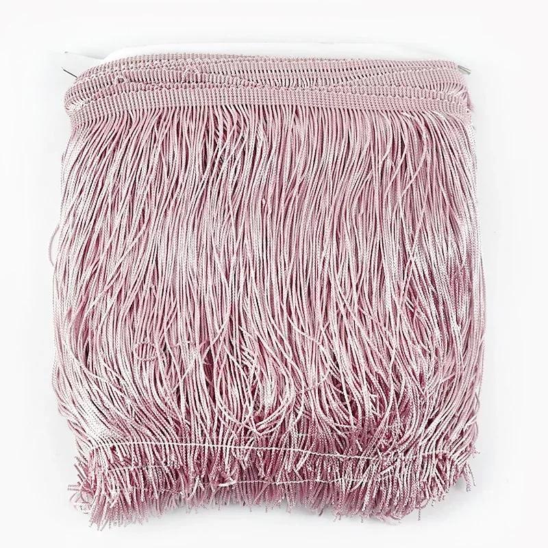 5М Meetee Полиэстеровая бахрома с кисточками 10-30см Кружевная отделка Лента для платья Занавеска Декоративные ленты Бахрома Ткань Швейная фурнитура