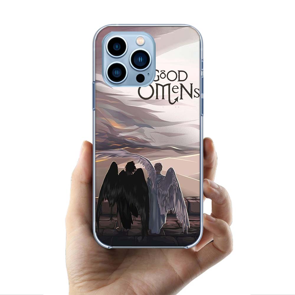 Чехлы для телефона Good Omens TV для iPhone 17E 16E 17 Air 16 Pro Max 15 Pro 14 Plus 11 13 12 Mini Чехлы Совместимые с Sui