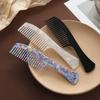 Acetate Mini Wide-Tooth Hairbrush for Short Hair