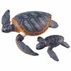 Takara Tomy Ania AS-20 Green Sea Turtle Parent and Child (Floating Ver.) Animal Dinosaur Toy Ages 3+