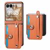 Carbon Fiber Pattern Leather Phone Case For Motorola Razr 60 50 Ultra 40 Multifunctional Card Slot Bag Bracket Wrist Strap Cover