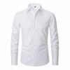 Мужская рубашка больших размеров, тянущаяся в четырех направлениях, устойчивая к сминанию