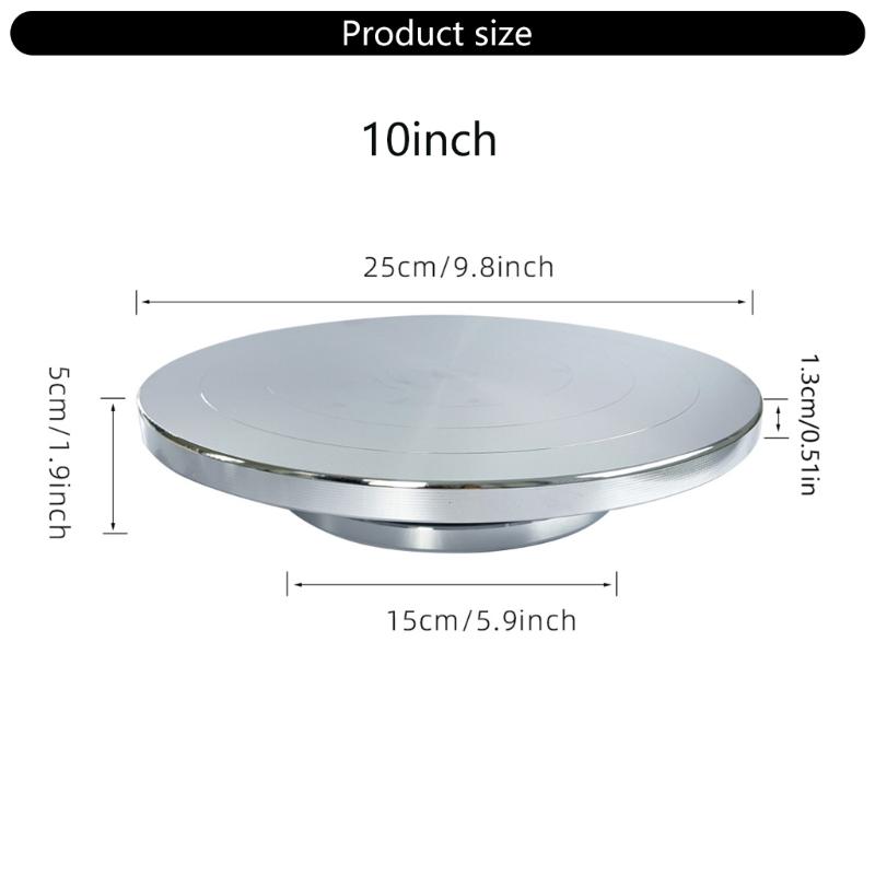 6/8/10/12 дюймов Двустороннее гончарное колесо-вертушка Поворотный круг для лепки Поворотный круг Поворотный круг для лепки глины