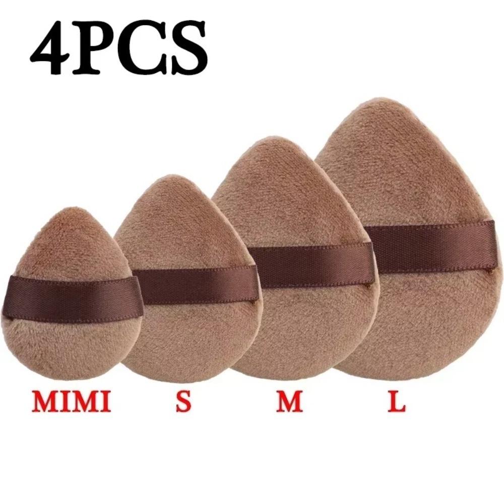 4/8 шт. супер мягкие профессиональные пуховки для пудры портативный набор спонжей для макияжа