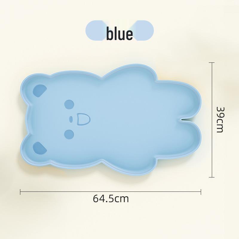 Силиконовый обеденный коврик для домашних животных - Нескользящий, Водонепроницаемый, Защита от проливания, Легко моющийся, для кошек и собак