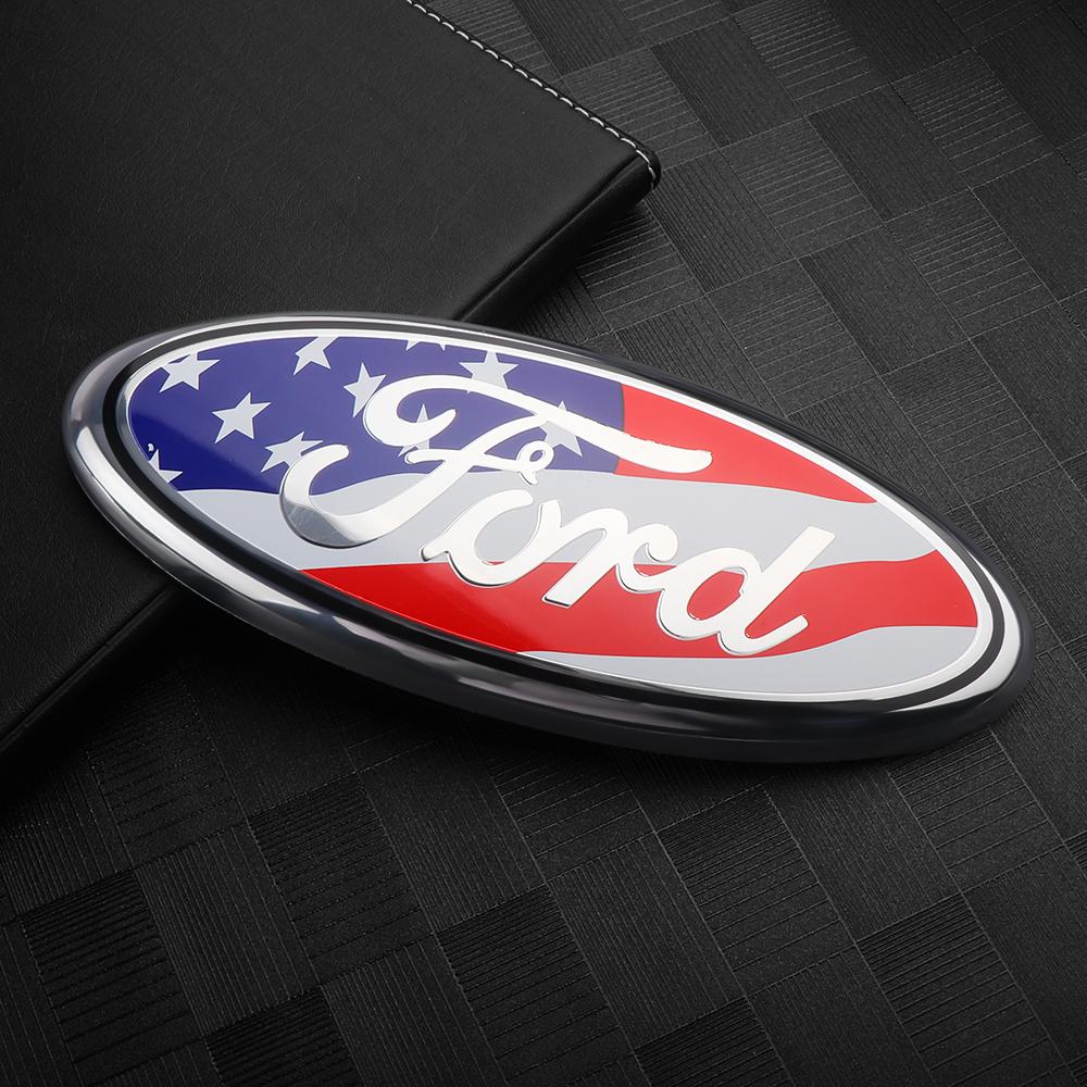 Original Replacement Car Front Grille Badge Trunk Cover Sticker For Ford Ranger Focus2 3 Mondeo C-Max Mustang Fiesta Kuga Escape
